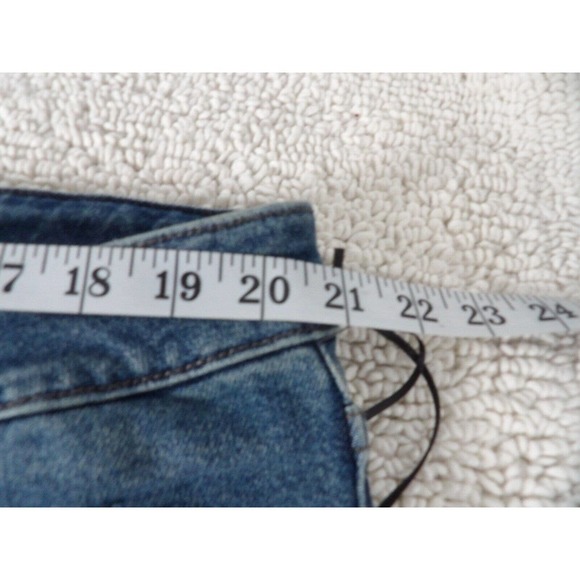 Ava & Viv Womens Blue Stretch 5 pocket Design High Rise Straight Jeans Size 22W - Picture 5 of 8
